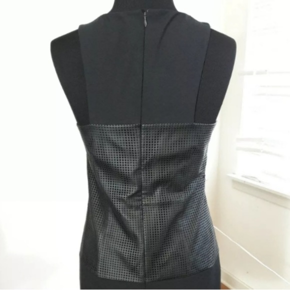 Banana Republic Faux Leather Sheath Dress Size 2 - Picture 6 of 14